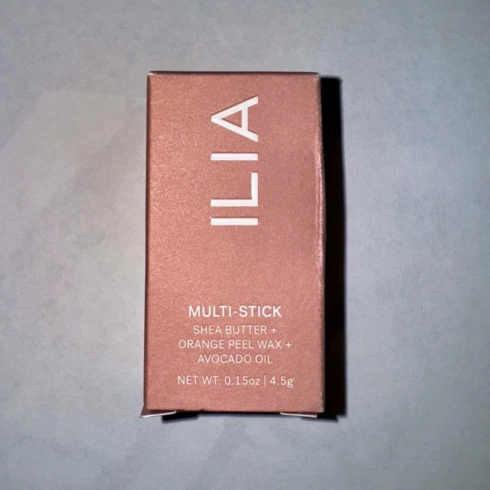 Ilia Multi Stick Whisper Peach Pink Shea Butter Orange Peel Wax Avocado Oil NIB